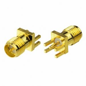 RF Connector SMA PCB End Launch Jack 50 Ohm (Jack, Female & Male) L13.3mm